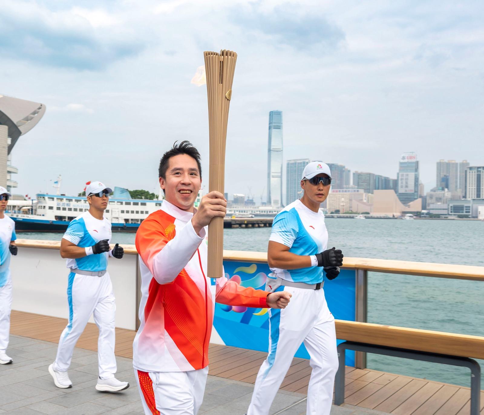 全運會|郭基煇任十五運會火炬手 新地鼎力支持推動運動發展