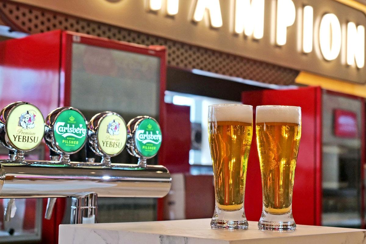 THE CHAMPION配備64個啤酒龍頭。(資料圖片/啟德體育園提供)