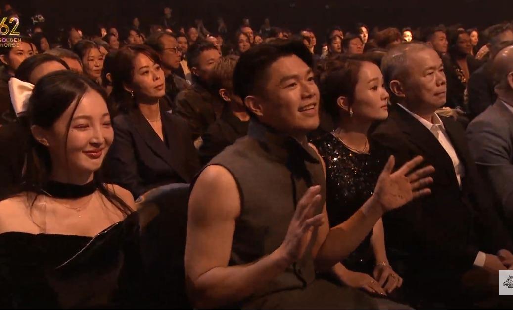 柯煒林憑《大濛》角逐影帝,全晚成為鏡頭焦點。