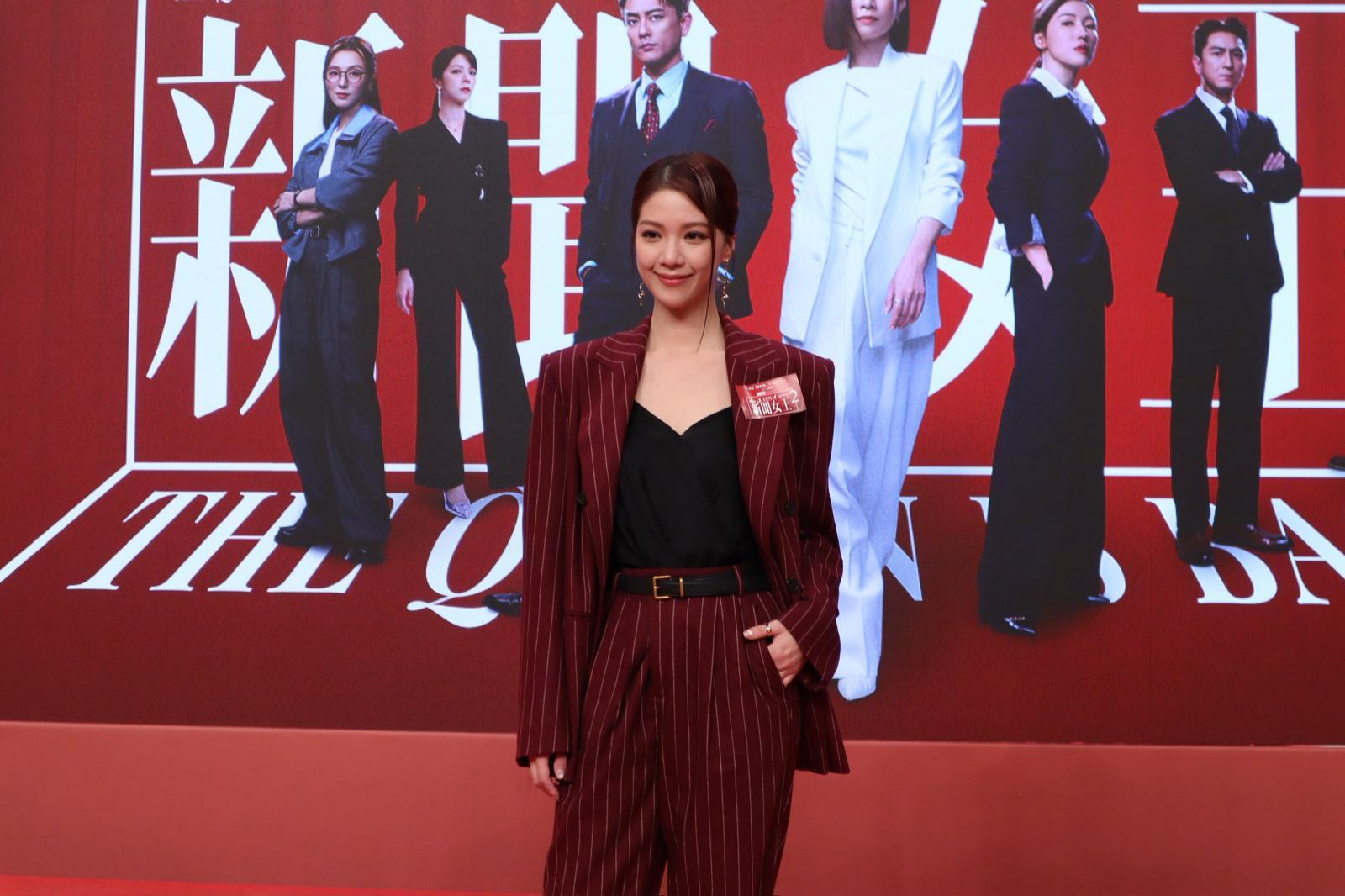 王敏奕透露在劇中有感情線 。(娛樂組攝)