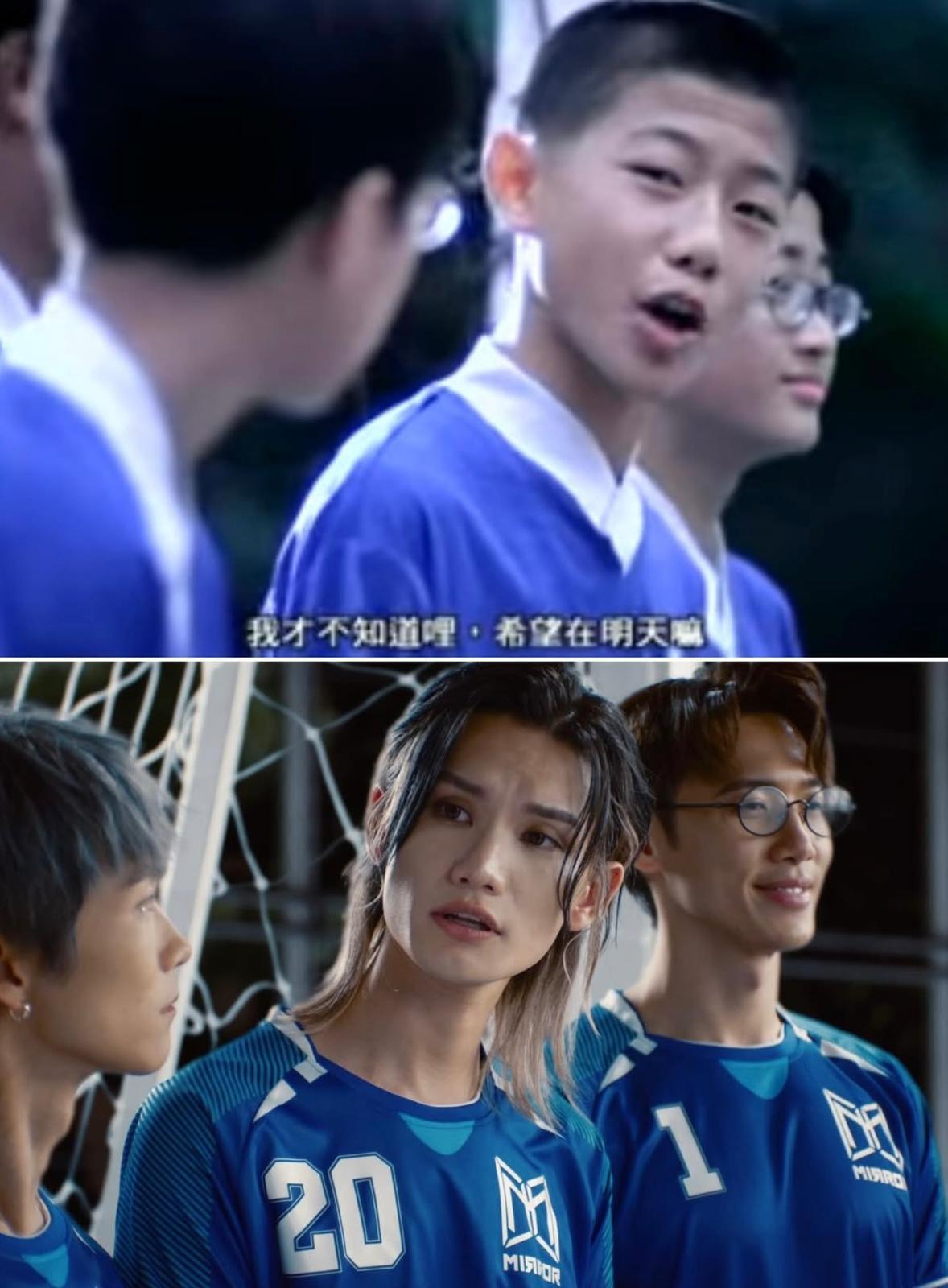 MIRROR七周年新團歌《DNA is U》MV,Jeremy還原「踢波先嚟落雨」廣告。