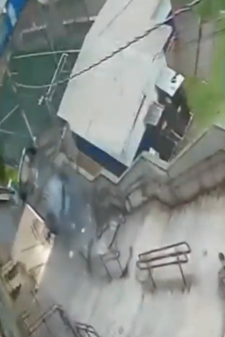 司機Railson Souza在意外中僅受輕傷,沒有骨折。(影片截圖)