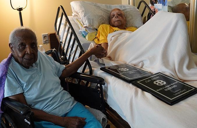 Eleanor Gittens和Lyle Gittens已結婚超過83年。(健力士世界紀錄官網)