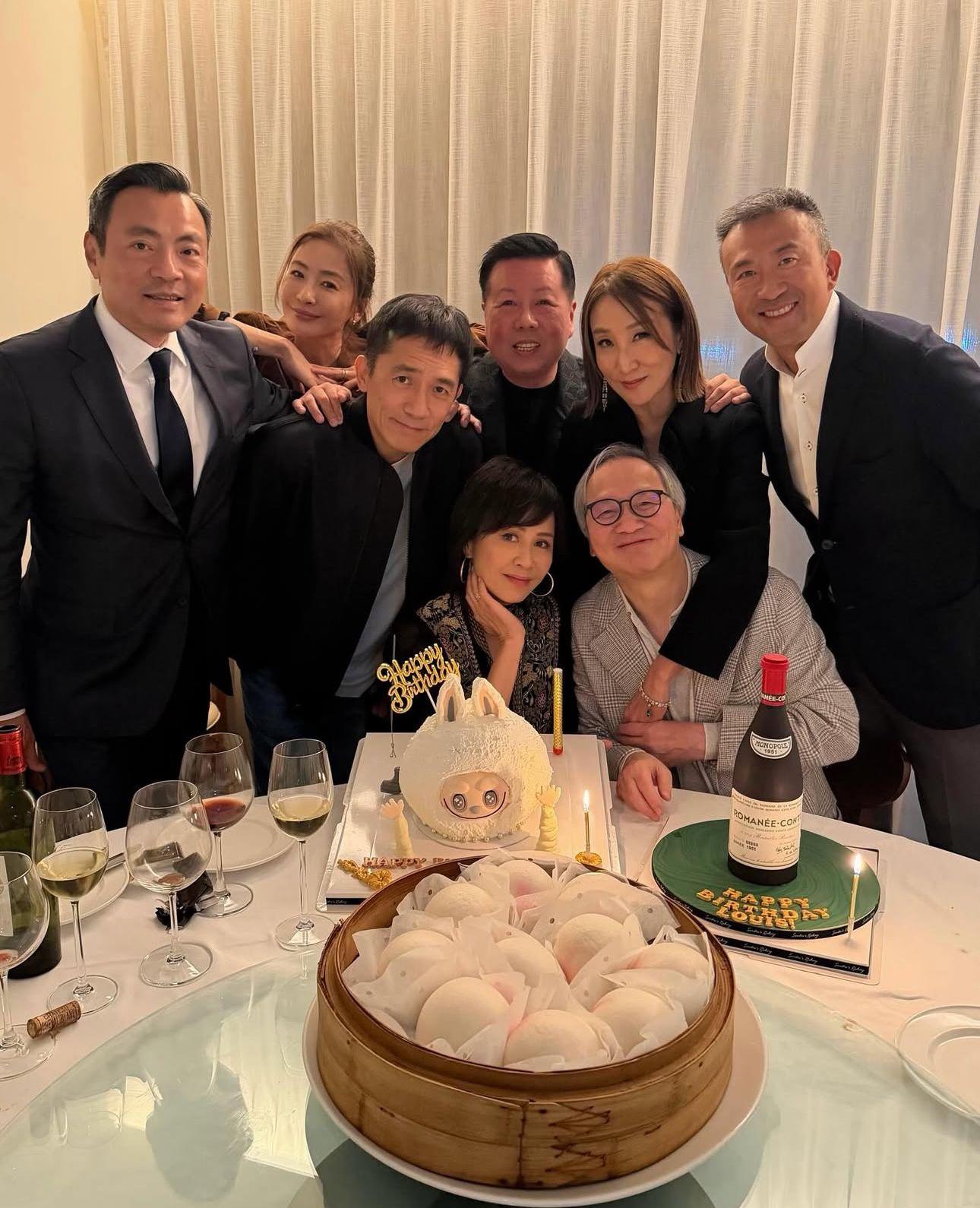 劉嘉玲獲雷林靜怡及周汶錡等好友提前慶祝生日。