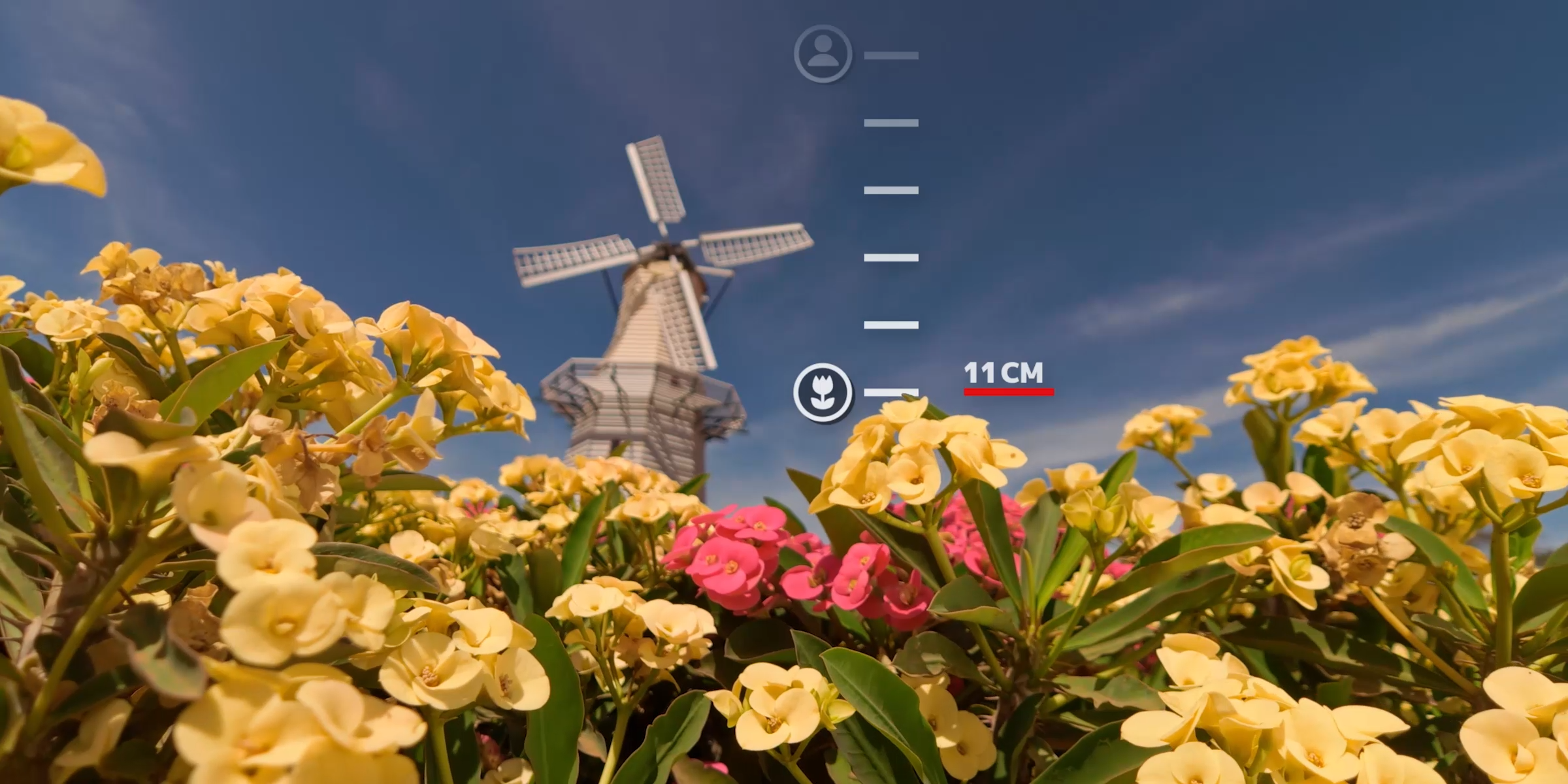 DJI Osmo Action 6可以大光圈拍攝出淺景深效果。