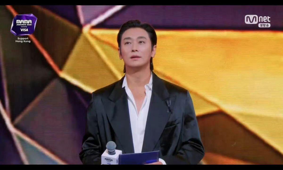 朱智勛以頒獎嘉賓身份站台。