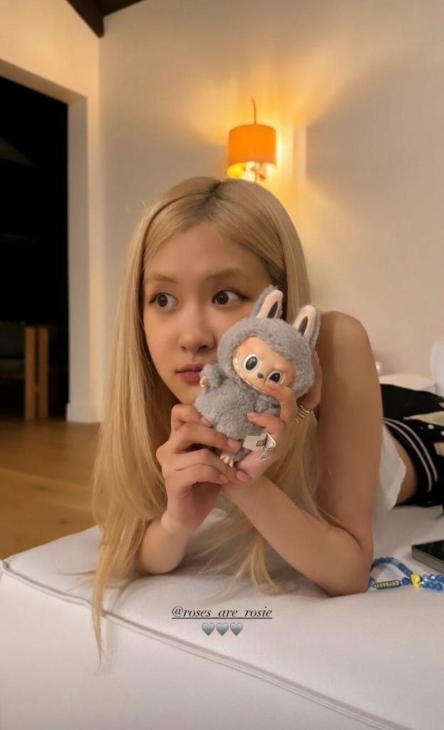 BLACKPINK成員Rose都是Labubu粉絲。
