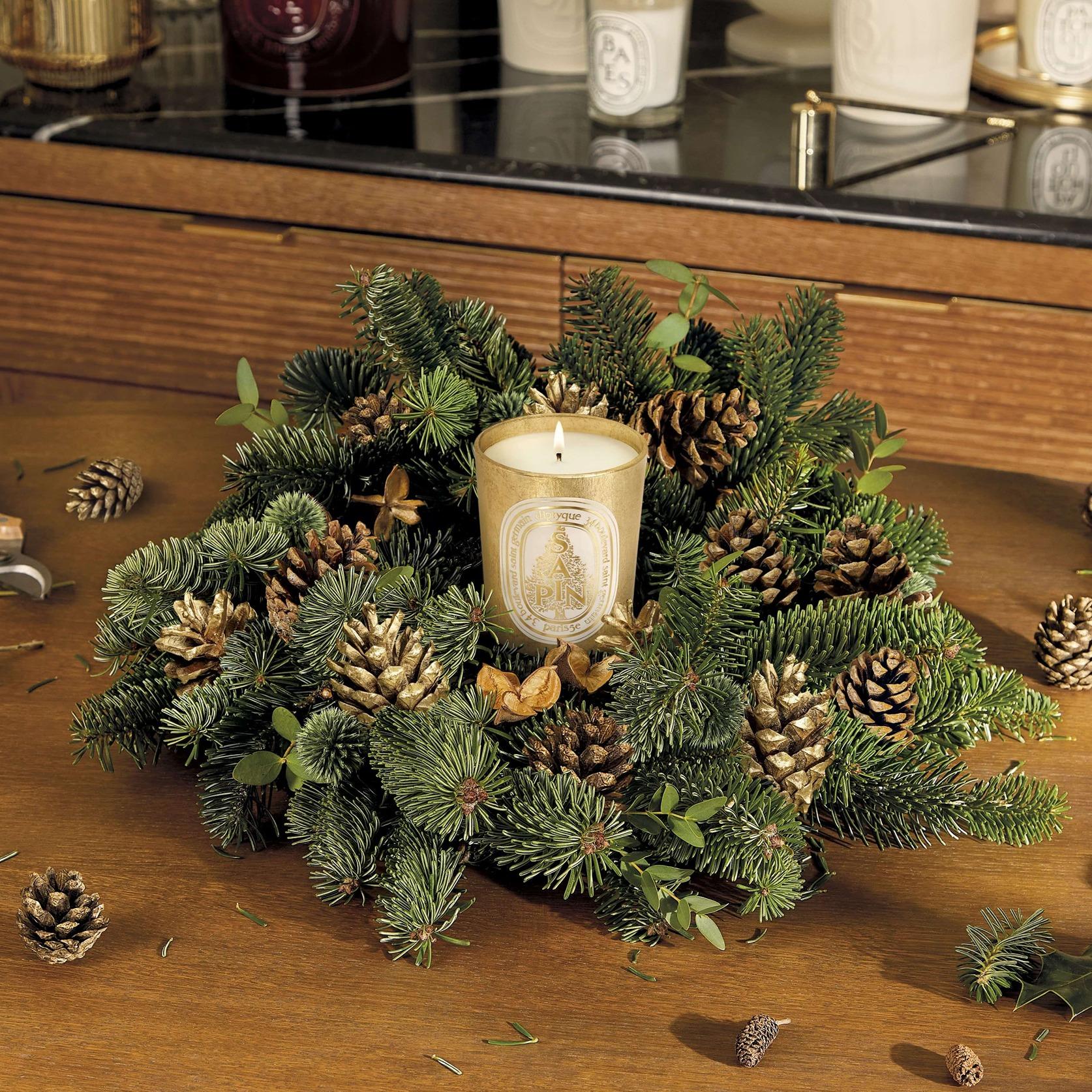 金飾松果花環工作坊