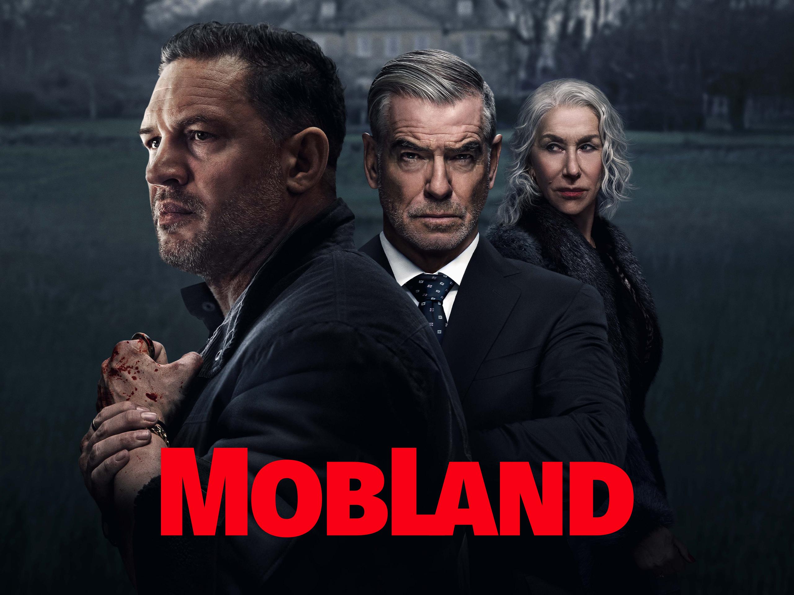 《黑幫領地》由湯哈迪、海倫美雲、皮雅斯布士南合演。