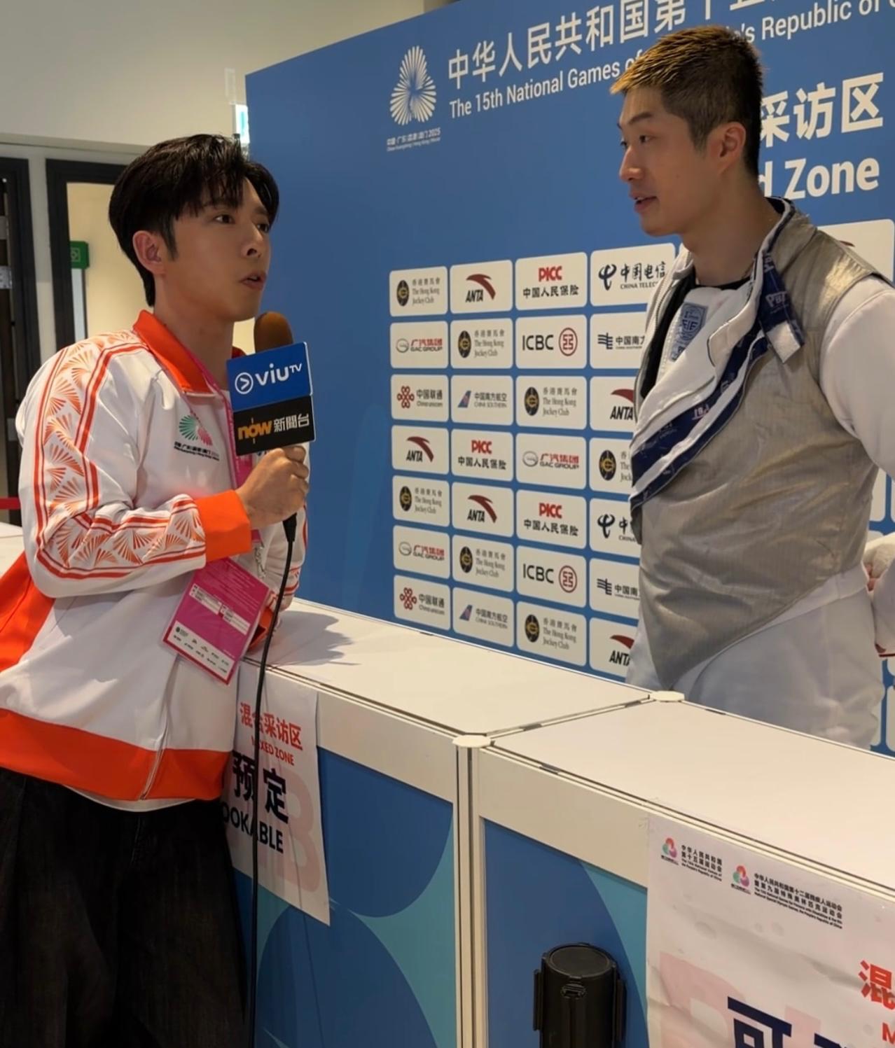 Edan訪問劍神張家朗。