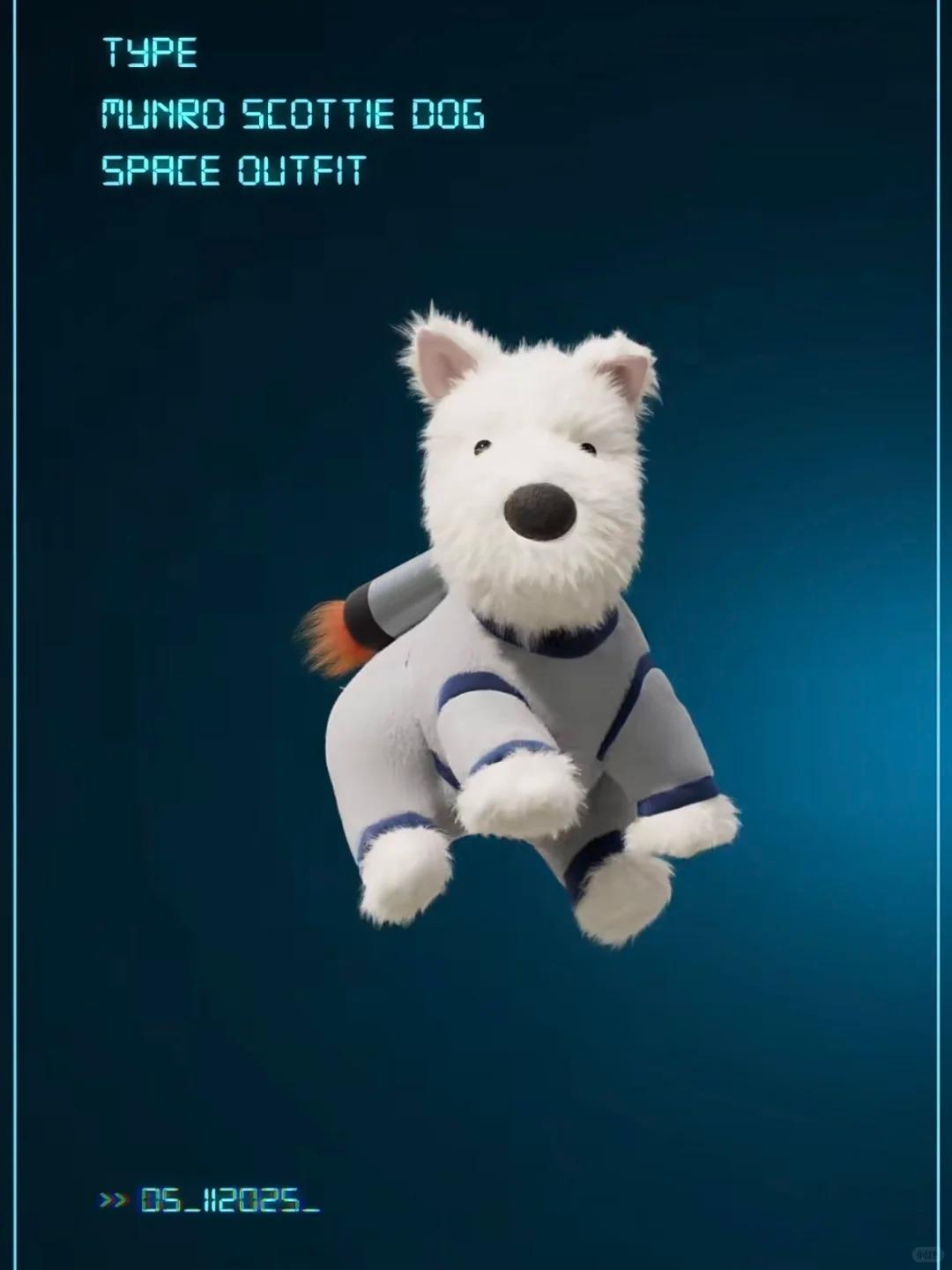 Munro Scottie Dog Space Outfit