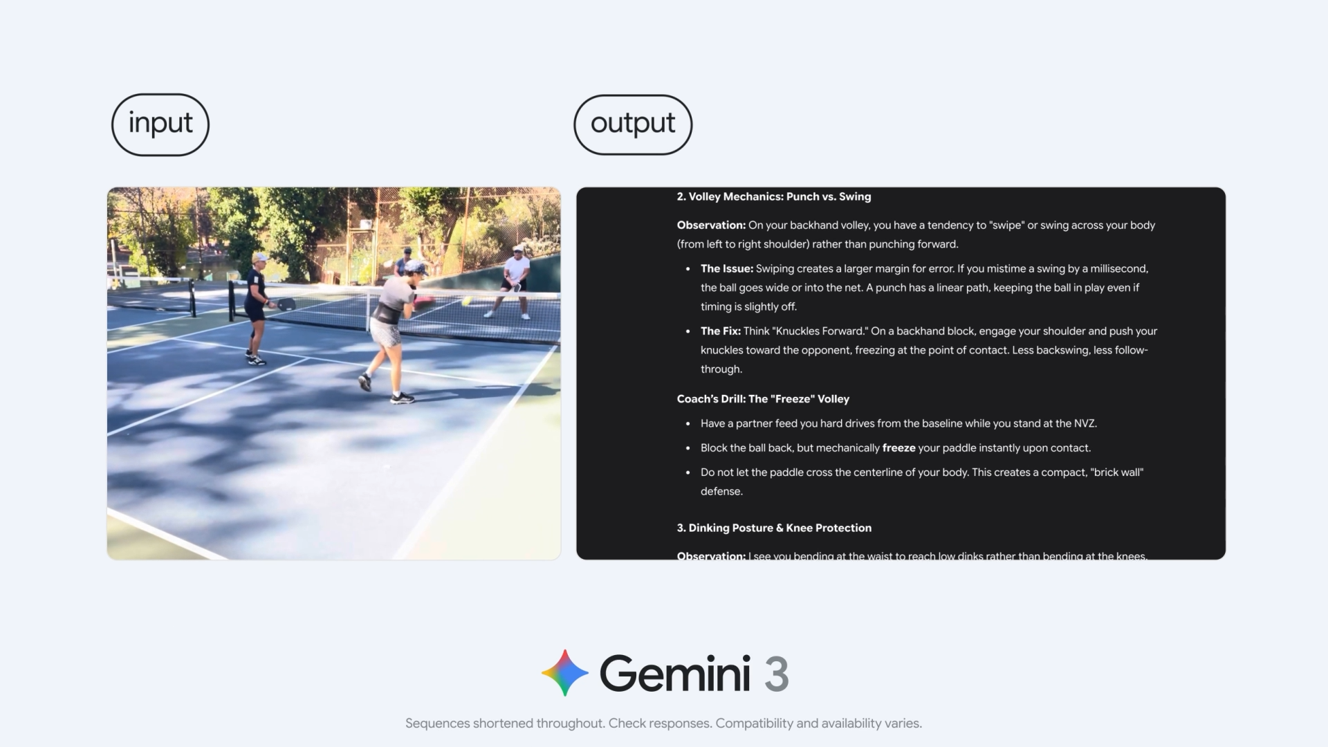 Google Gemini 3可透過影片作出專家級分析。