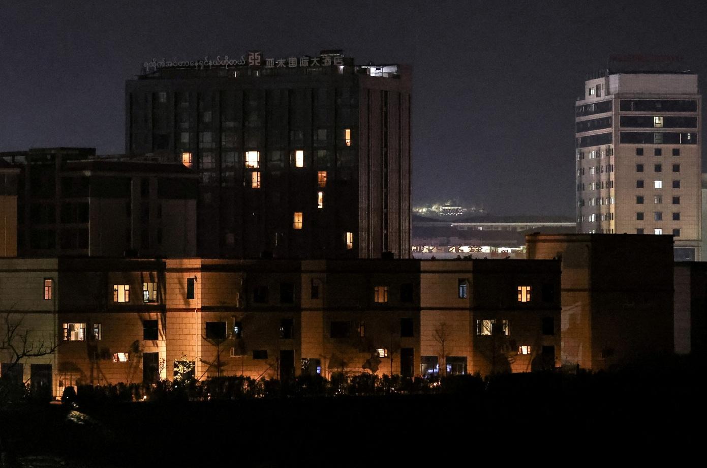 圖為位於泰緬邊境的水溝谷賭博及詐騙中心。(資料圖片)