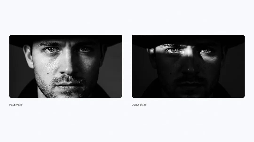 Nano Banana Pro可編輯圖片的光線。