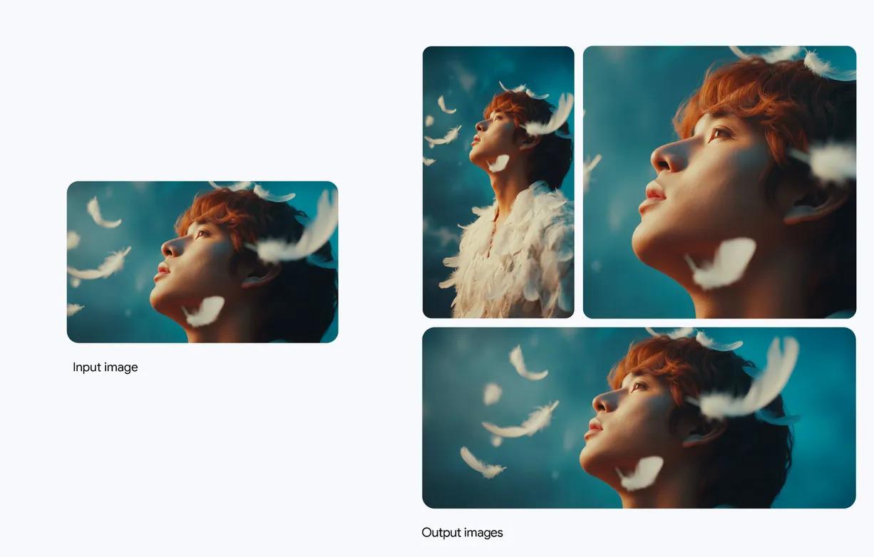 Nano Banana Pro可生成出不同長寬比的圖像。