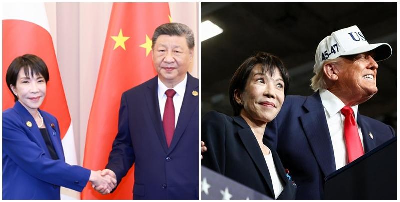 日本首相高市早苗10月底上任後,分別與美國總統特朗普及中國國家主席習近平會面。