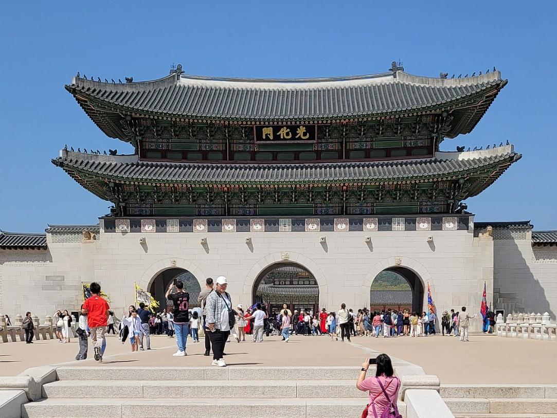 圖為景福宮光化門。(互聯網)