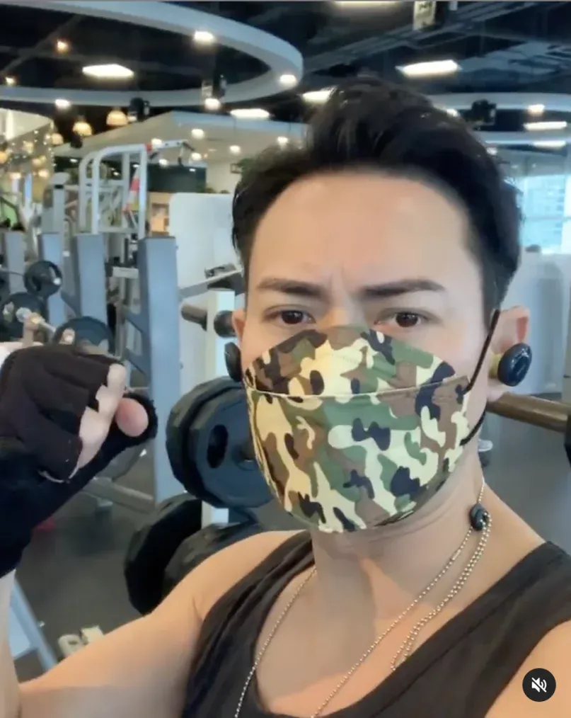 海俊傑去年大病後,積極鍛練體能。