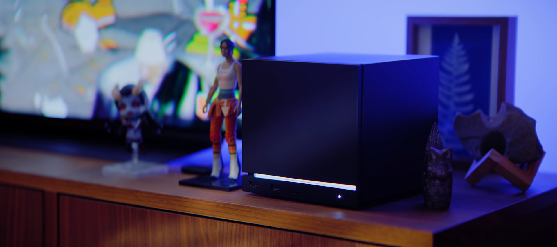 Steam Machine尺寸不算大,猶如一部迷你PC。