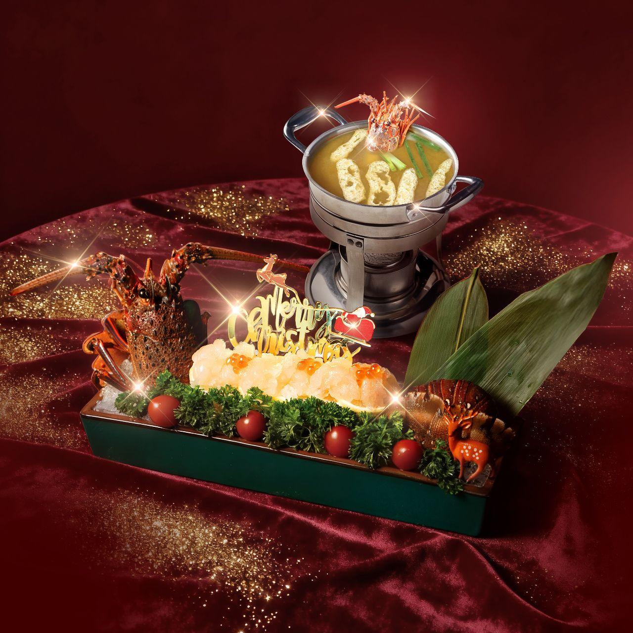 一品二食海龍皇(一食本味雙吃優惠價$288,兩吃包括海鮮味噌湯優惠價$388)採用來自野生加拿大純淨海域的龍蝦,肉質堅實彈牙。