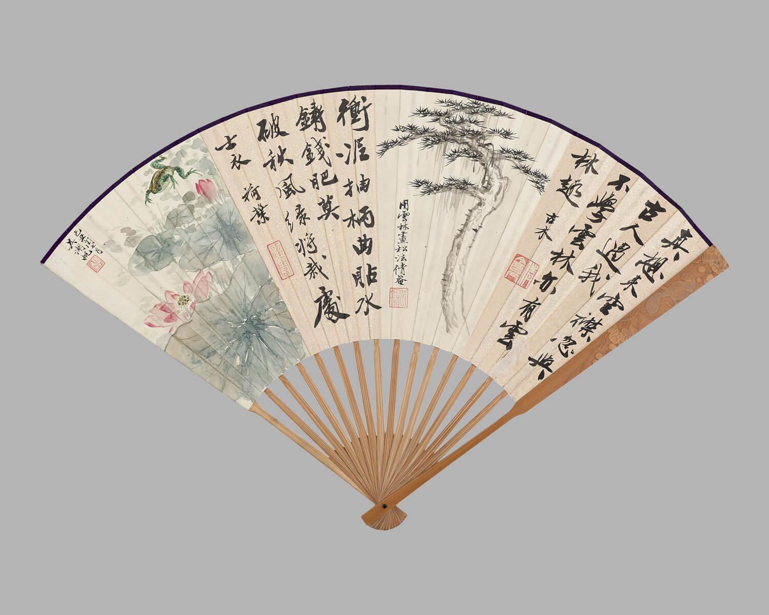 吳湖帆作品《書畫合璧》。