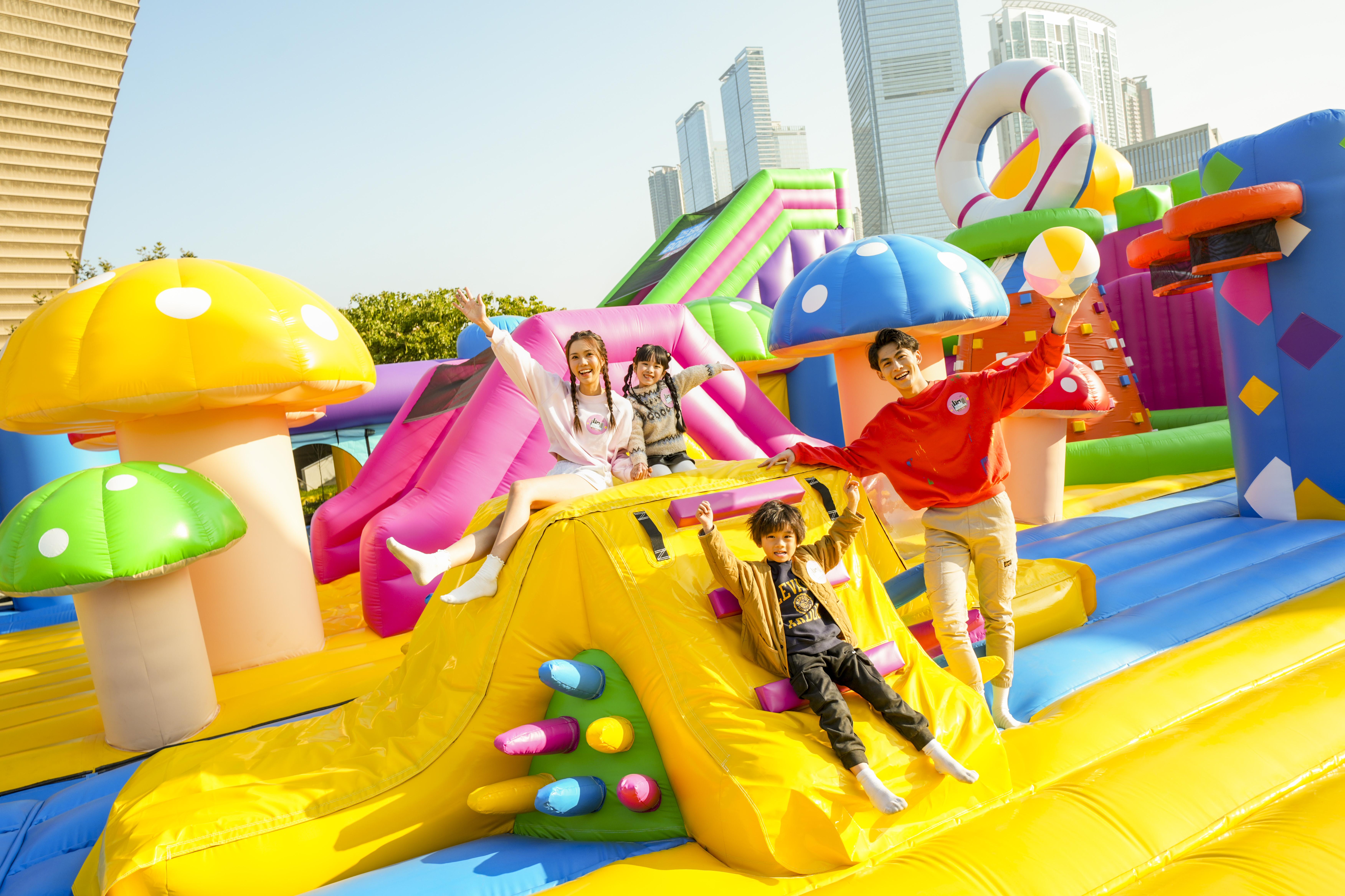 《Sun Life永明 The Big Bounce世界巡迴香港站》四大超巨型充氣遊樂區佔地10萬呎