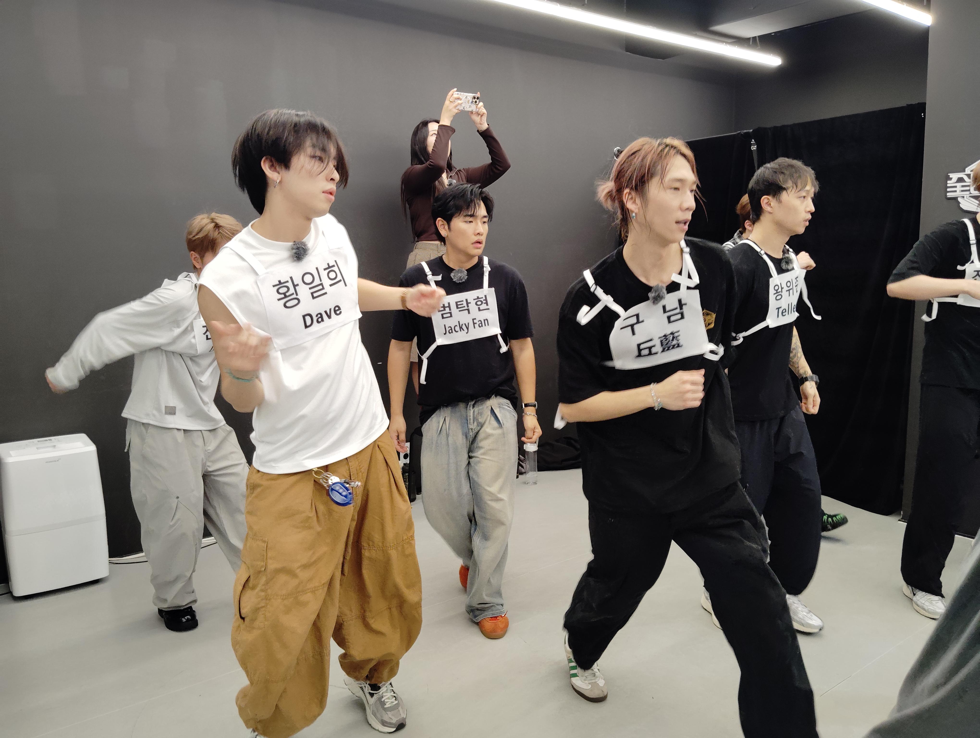 在韓國集訓情況。