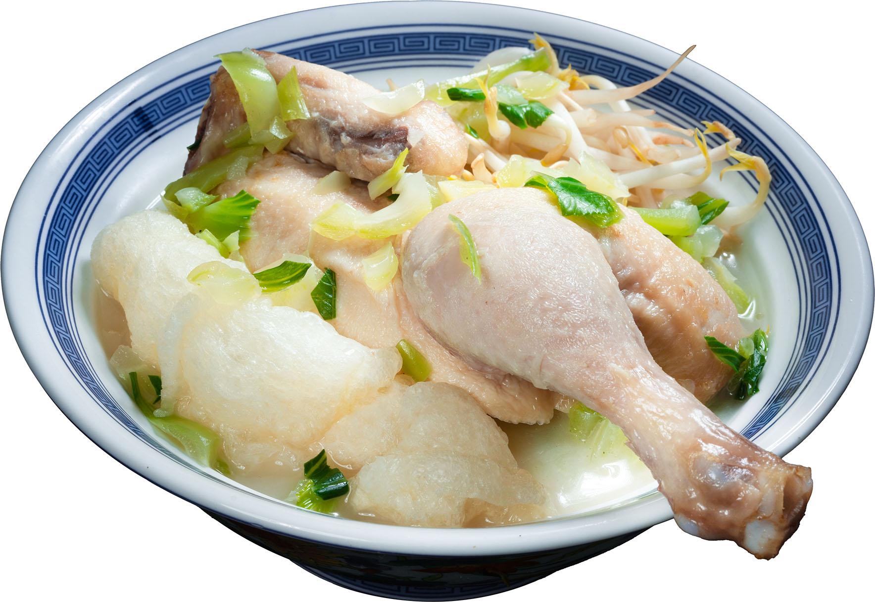 小棠菜魚肚濃雞湯米線$89