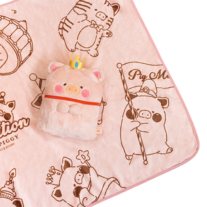 罐頭豬 LuLu 歡樂時光 - 小被被(毛毯) $129/件