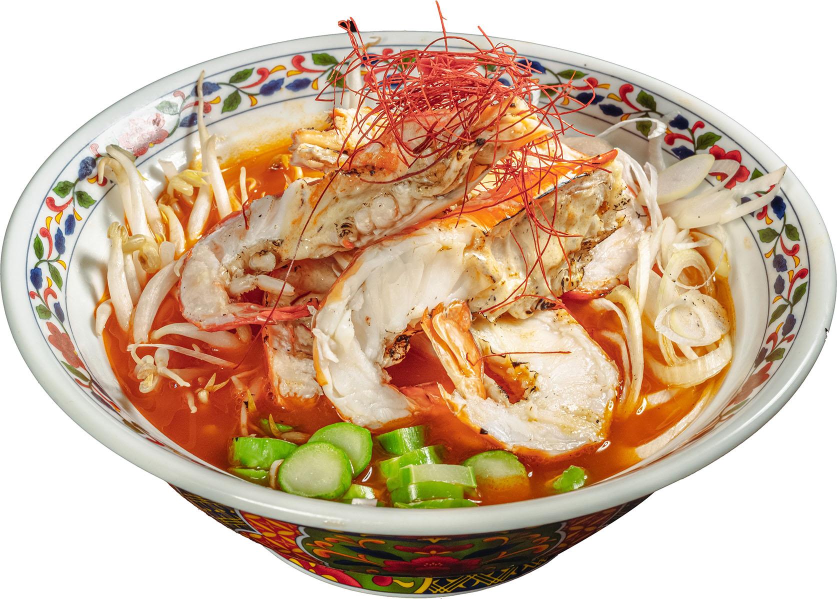 海鮮濃蝦湯米線$99