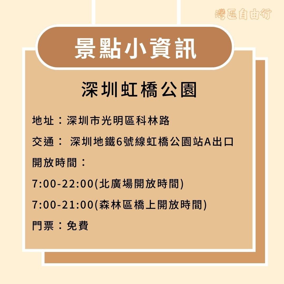 深圳虹橋公園地址、交通、開放時間及門票資料(當代中國製圖)