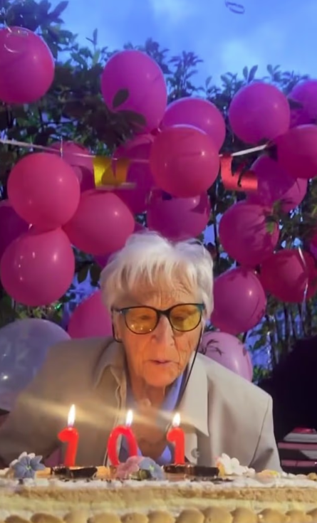 拉薩每日做gym舉鐵,誰看得出她已經101歲?(互聯網)