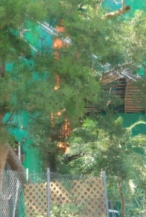 大埔宏福苑五級火,有目擊者拍得宏昌閣首先起火(Threads)