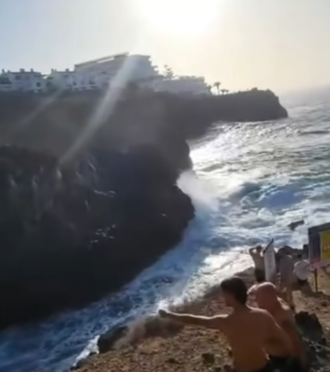 西班牙名勝大浪捲走遊客釀3死3傷(有片)