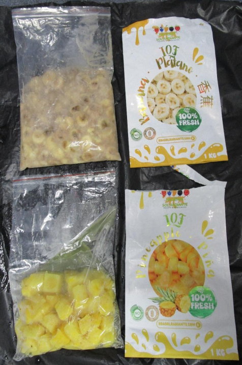 急凍生果肉貨物藏冰毒,4人被捕