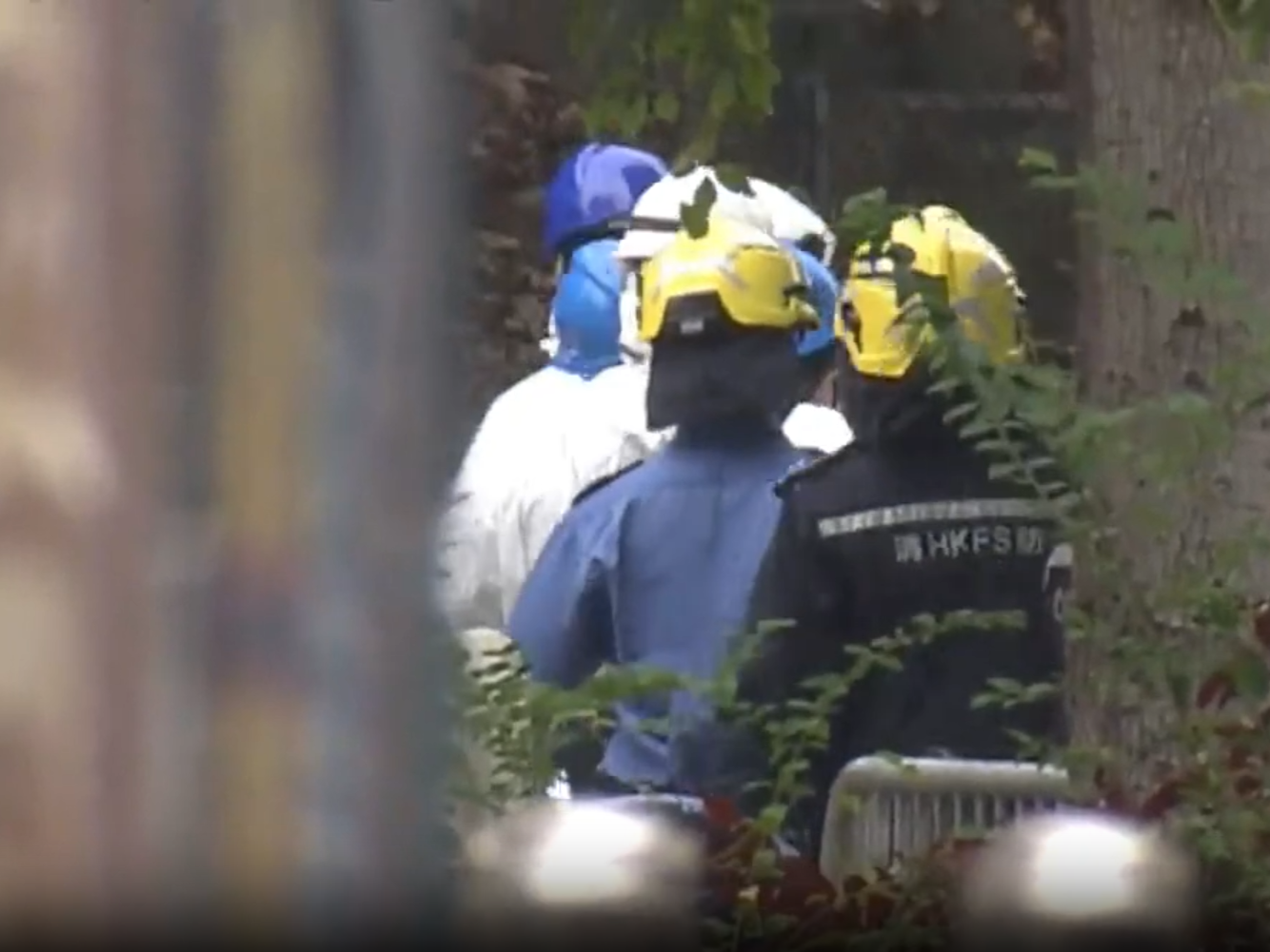 獨立委員會成員到現場視察至中午離開。(now新聞截圖)