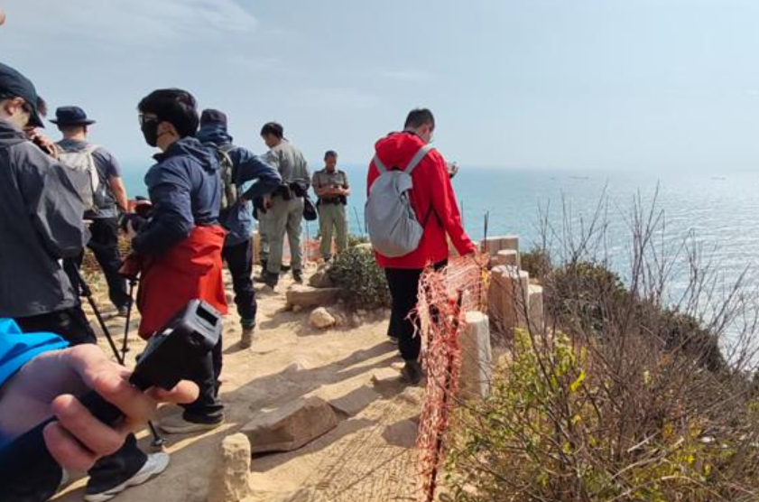 西貢破邊洲發生行山意外。(小紅書)