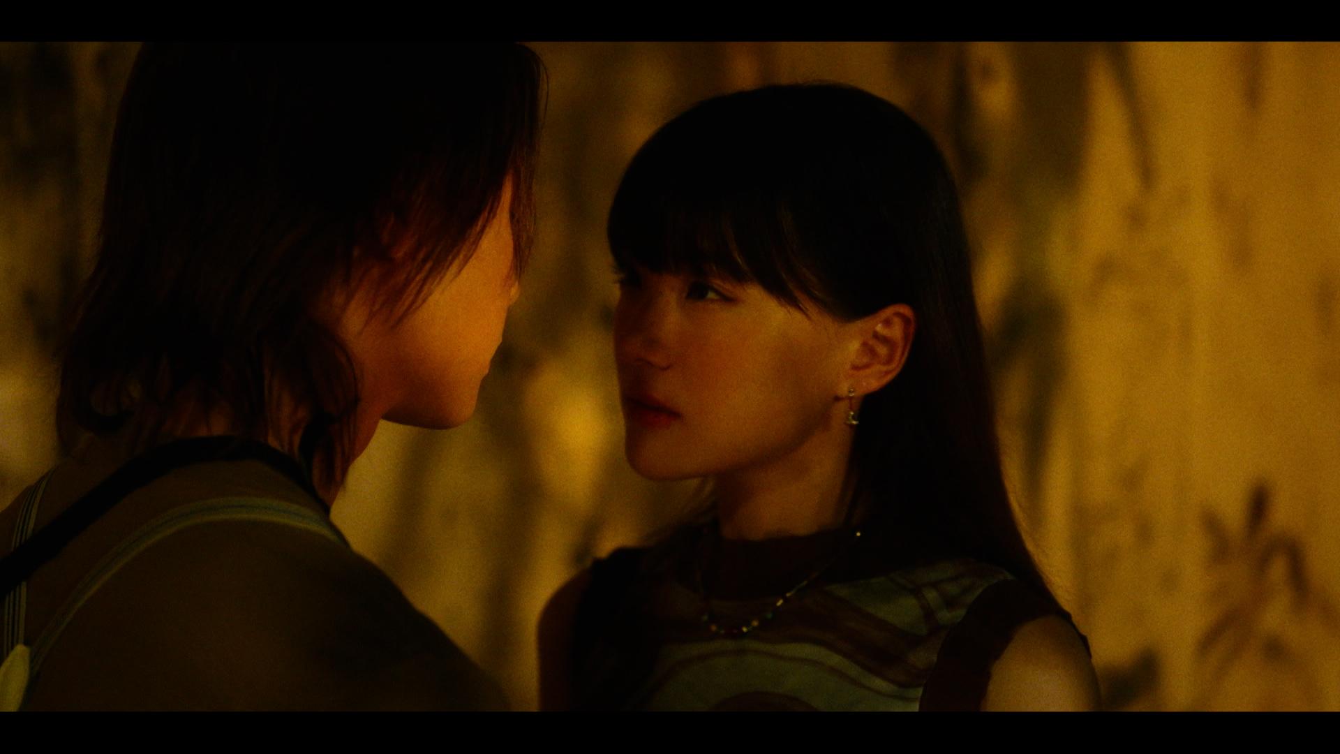 邱傲然和安柔潔初次合作演情侶讚舒服自在。(《存酒人》劇照)