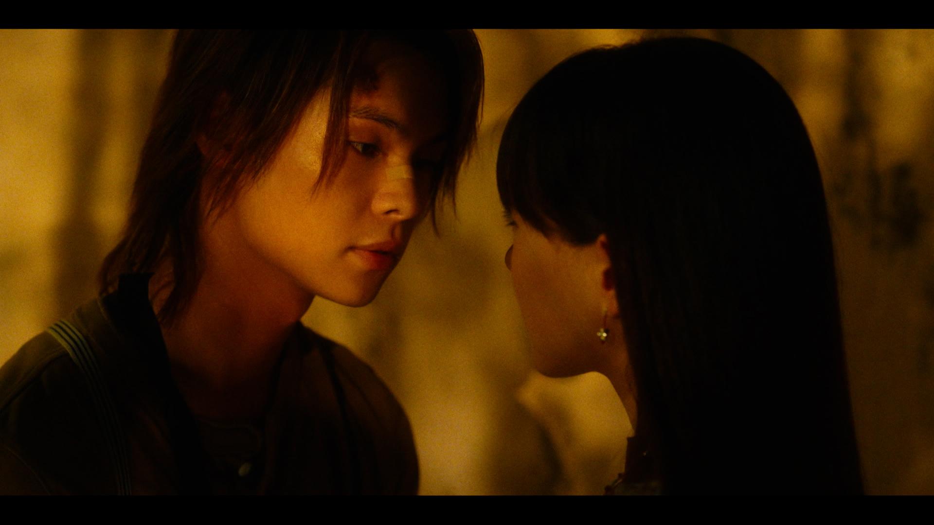 邱傲然和安柔潔初次合作演情侶讚舒服自在。(《存酒人》劇照)