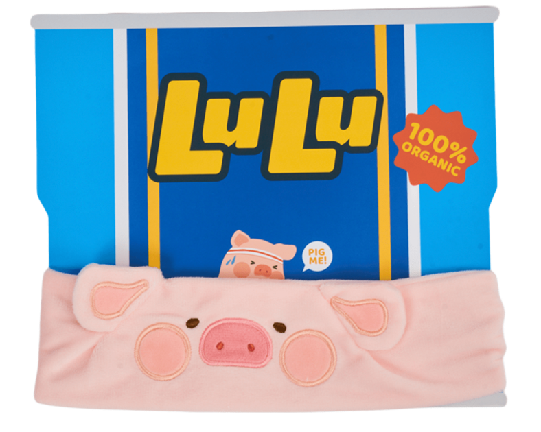 罐”抖“豬LULU豬蹄跑系列-髮帶 $45/件