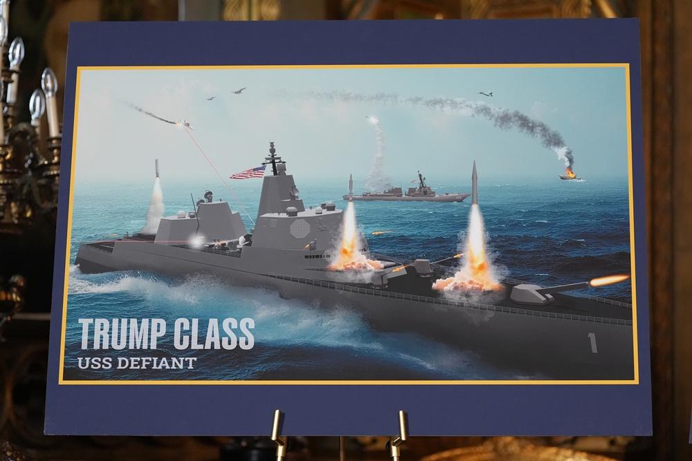 新戰艦會配備最高等級的火炮和導彈、高超音速武器、電磁軌道炮、巡航導彈,以及最先進的雷射武器,並引入人工智能(AI)技術。(AP)