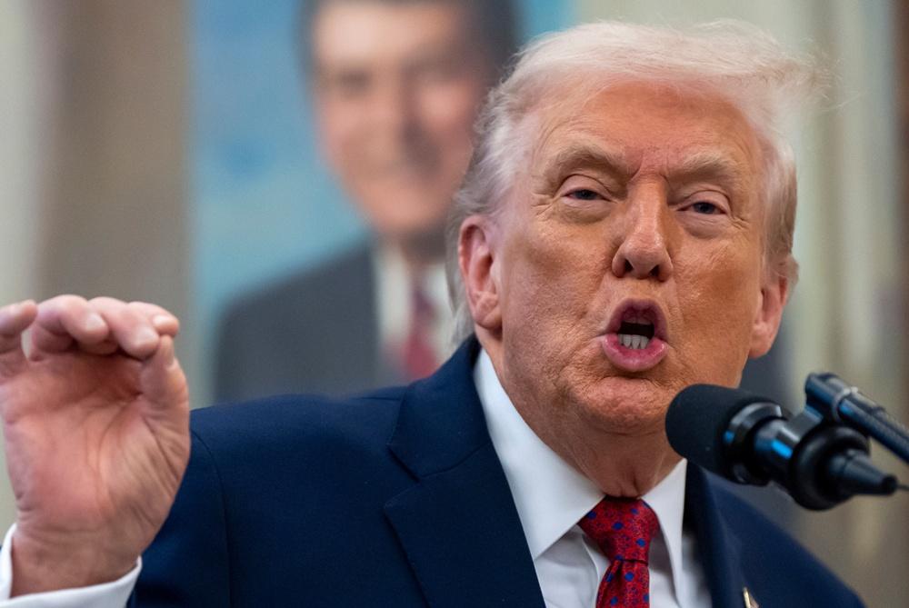 特朗普:被禁國家普遍存在貪污和造假。(AP)