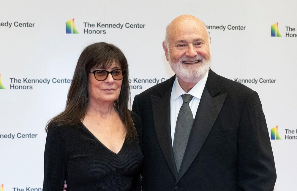 Rob Reiner與妻子Michele Singer Reiner。(AP)