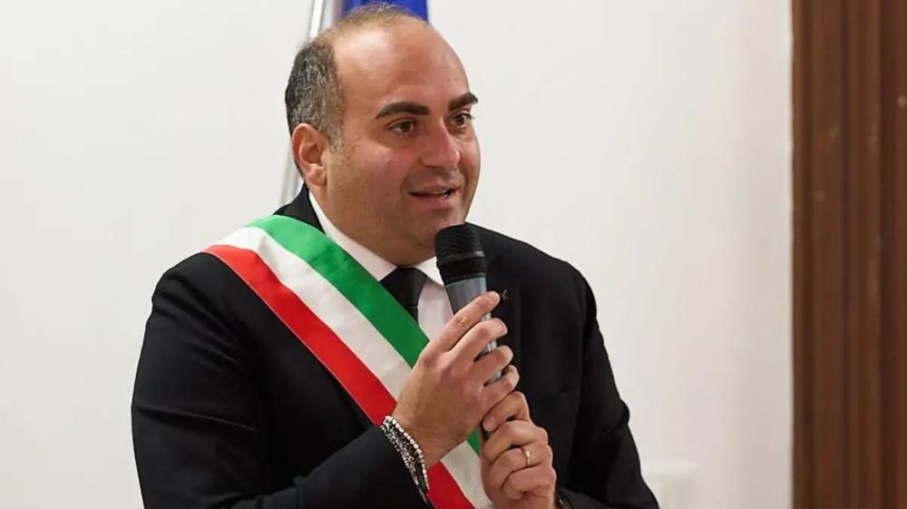 加拉託內鎮長Flavio Filoni。(X)