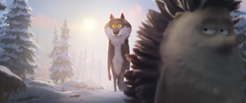 大野狼受到刺蝟的啟發,決定不再狩獵,開始鑽研素食料理。(YouTube)