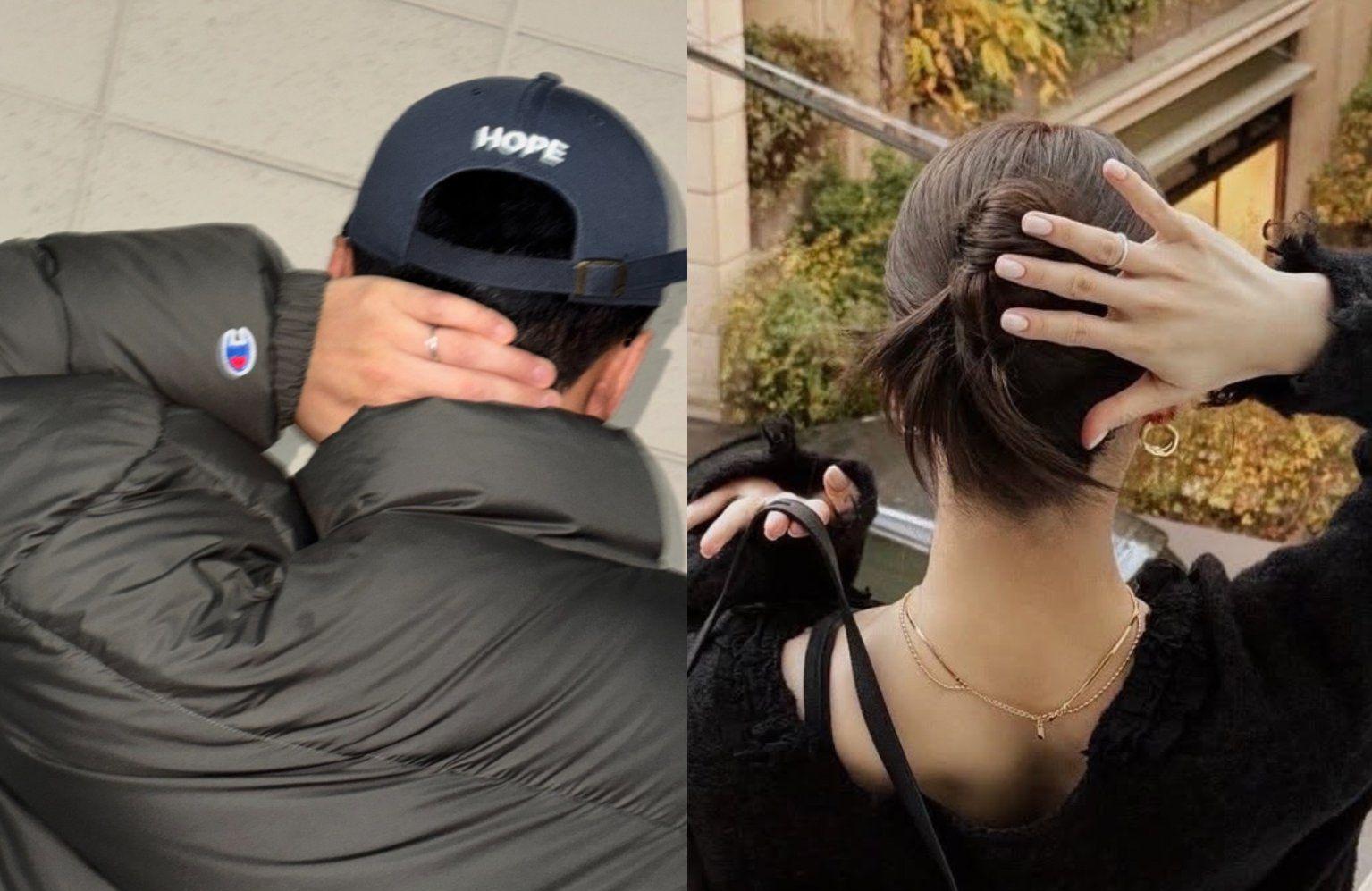 粉絲亦發現兩人在網上洩蜜,手上已有訂情戒指