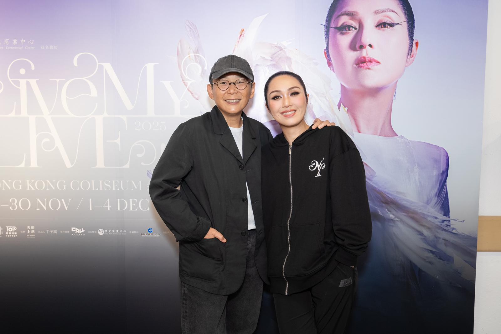 楊千嬅獲俞琤撐場。