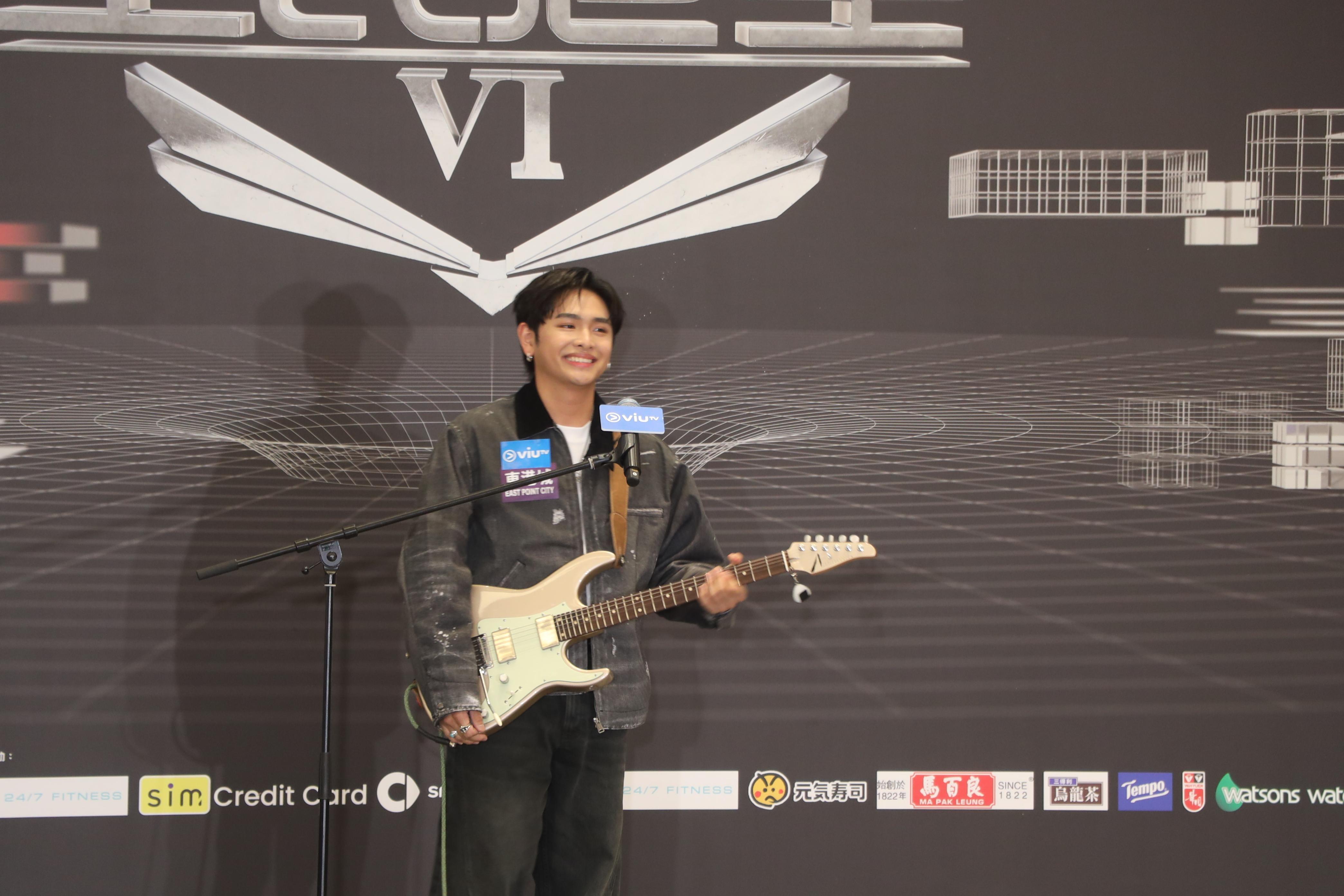 《全民造星VI》11 強之一,43號范卓賢(Jacky Fan)。(娛樂組攝)