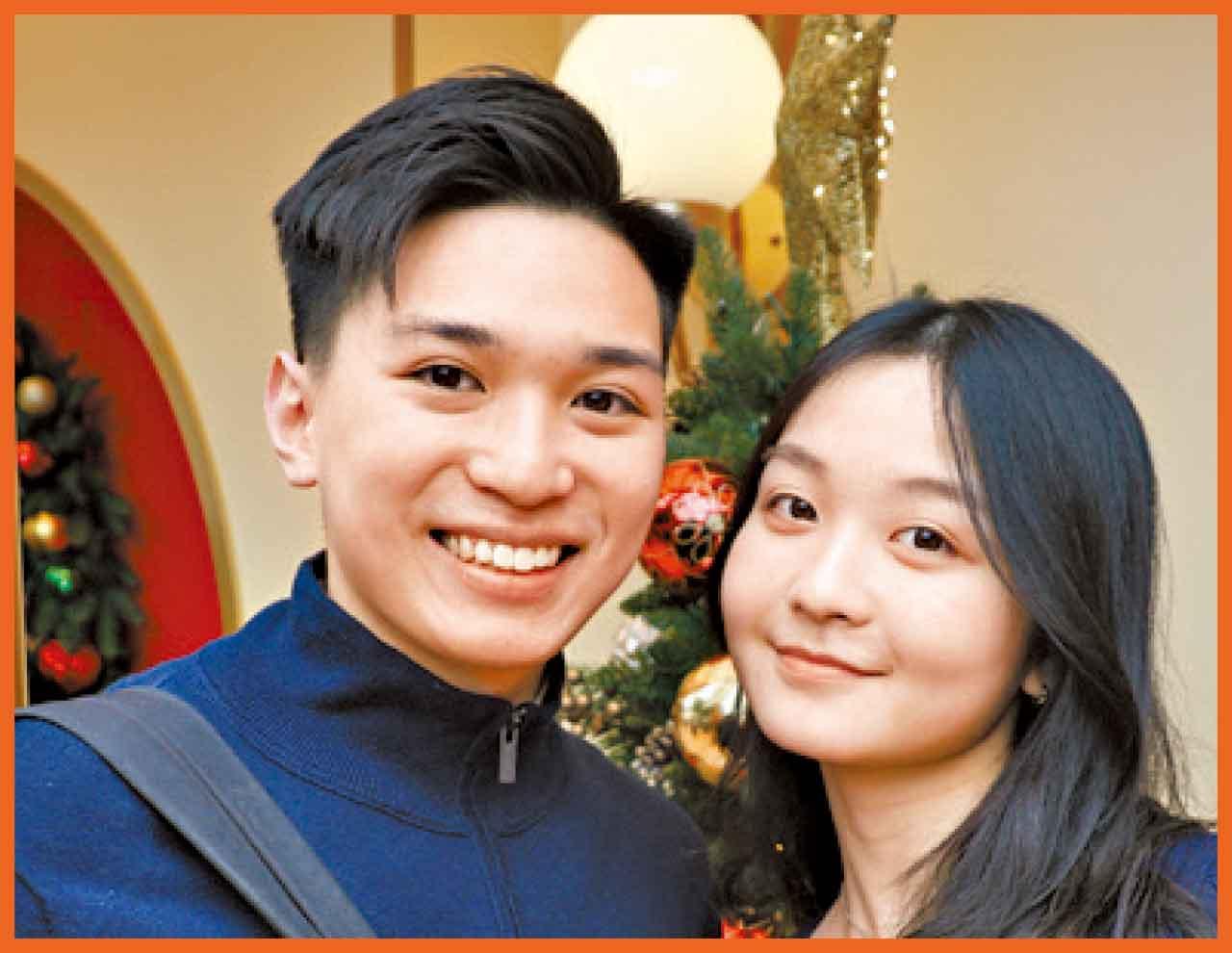 莫先生與黃小姐表示受市集的聖誕裝飾吸引到場。