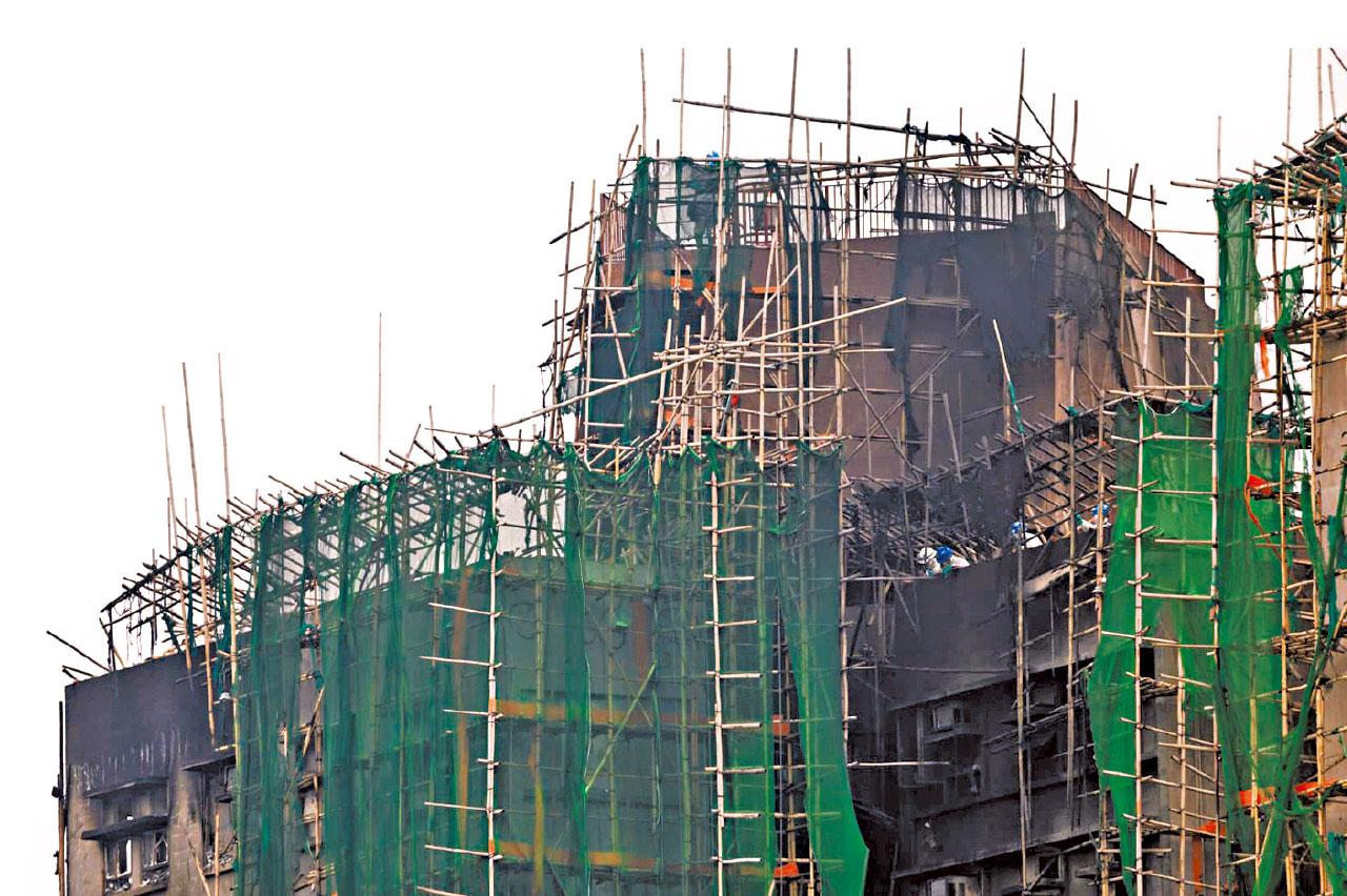 大埔宏福苑五級火